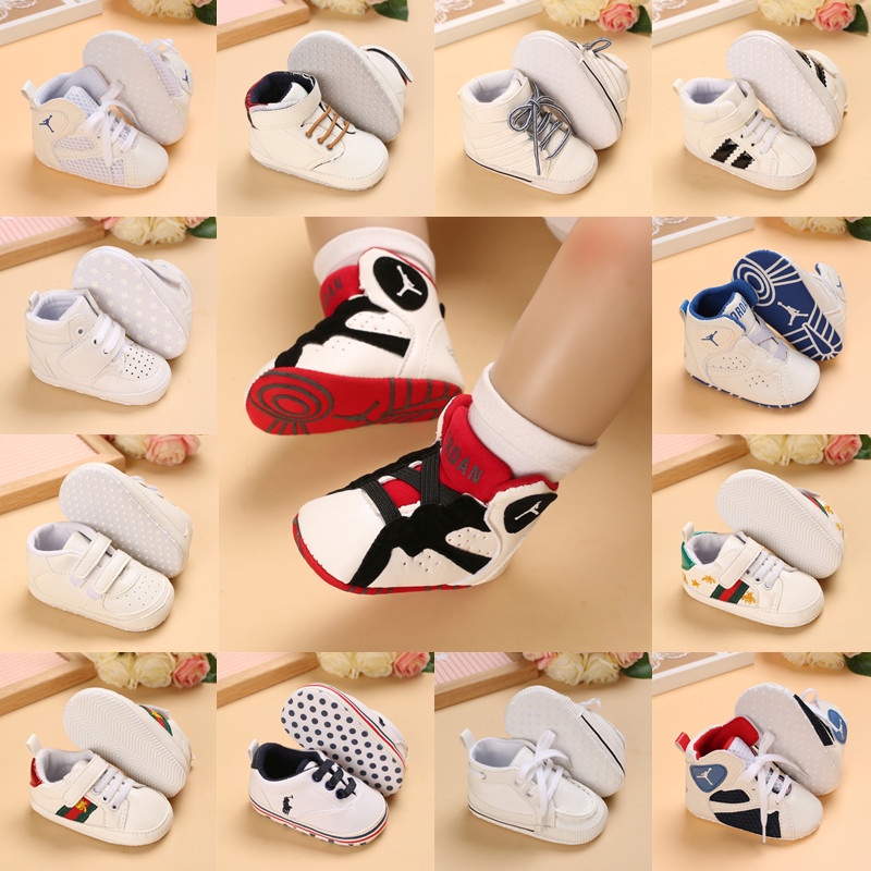 White Christening Infant toddler shoes for baby boy babies fashion