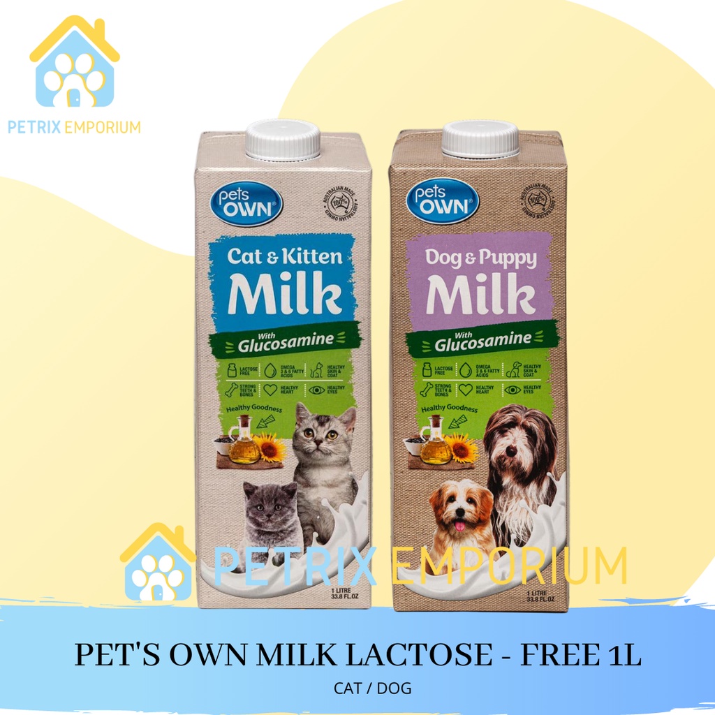 Pet's Own Milk Lactose Free (Dog / Cat) 1L Shopee Philippines
