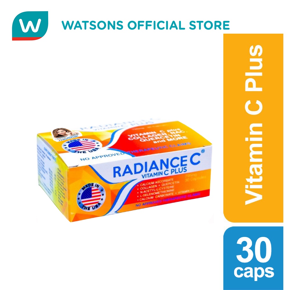 RADIANCE C Vitamin C Plus x 30 capsules Shopee Philippines