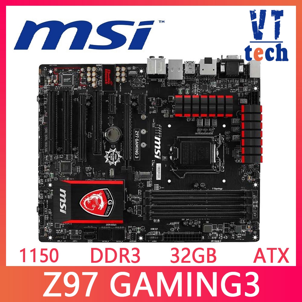 For MSI Z97 GAMING 3 5 7 9 LGA 1150 DDR3 USB3.0 Core i7 i5 i3 Original
