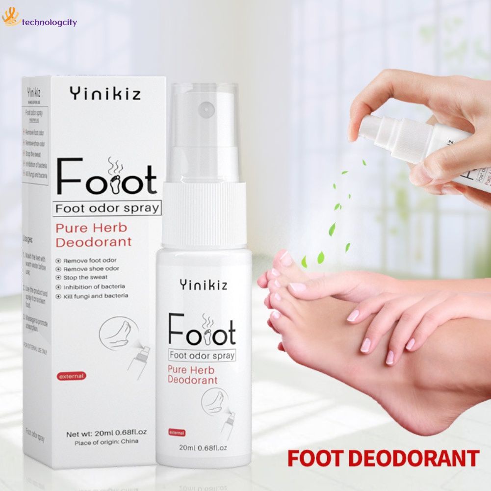 READY Foot Odor Spray Antibacterial Deodorant Powder Anti Odor Itch