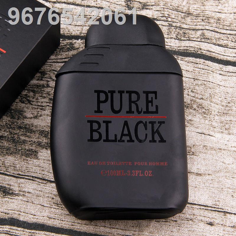 Genuine PURE BLACK men s perfume 100ml longlasting tobacco flavor wood