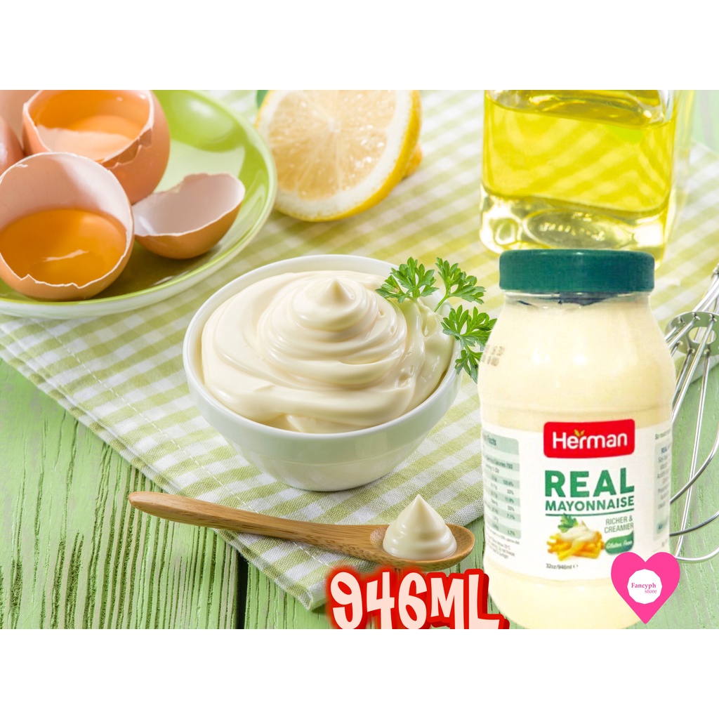 Herman Real Mayonnaise 946 ml Shopee Philippines