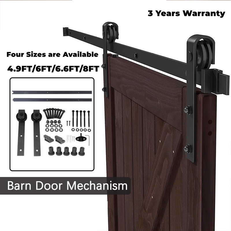 1set Barn Door Slide Track Barn Door Guide Sliding Rail Close Slides