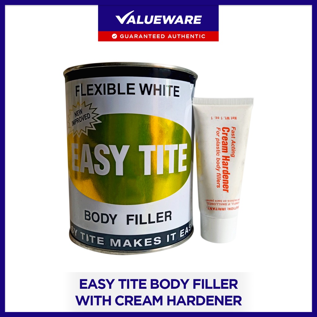 Easy Tite Flexible White Body Filler with Cream Hardener EasyTite