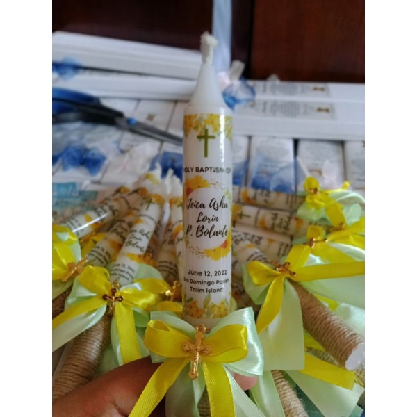 Baptismal Candle(large) Shopee Philippines