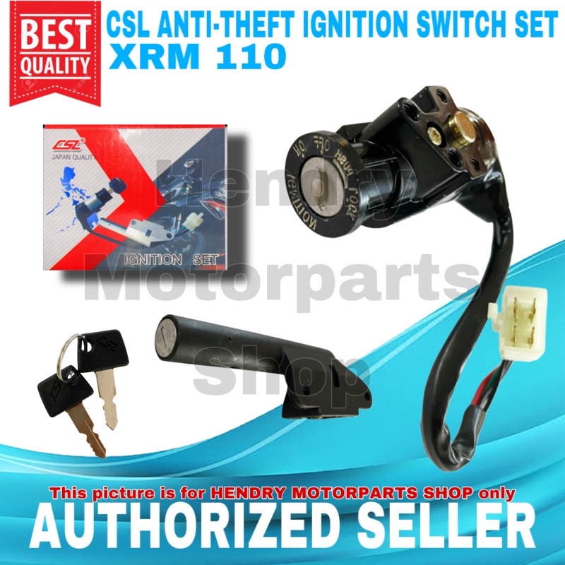 CSL Anti-theft Ignition Switch & Seat Lock Set for HONDA XRM 110