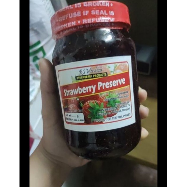 STRAWBERRY JAM FROM BAGUIO(MEDIUM ONLY) Shopee Philippines