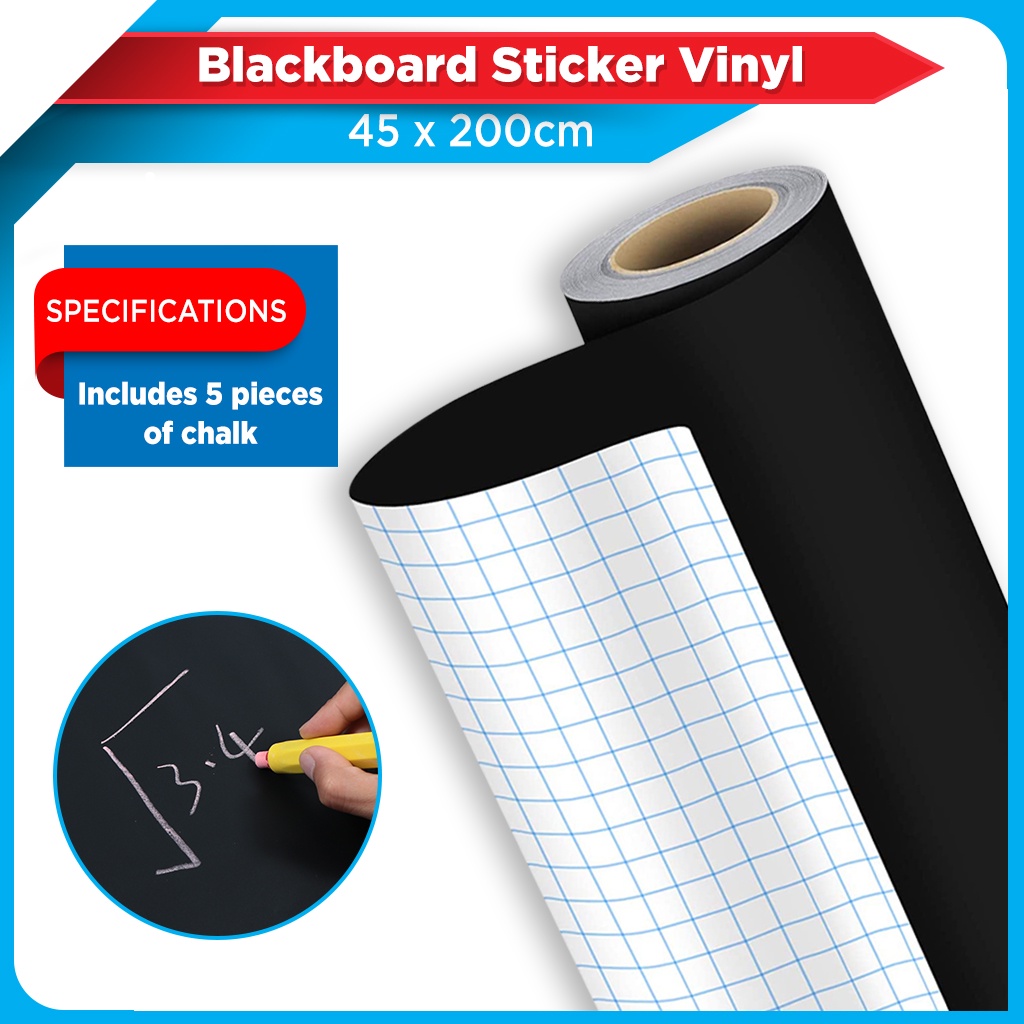Sticker Blackboard Sticker Whiteboard Removable Vinyl Sticker (45
