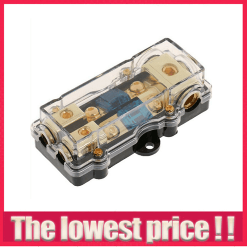 Car Fusebox Auto Vehicles Audio Amplifier 1 In 2 Ways Out Fuse Holder