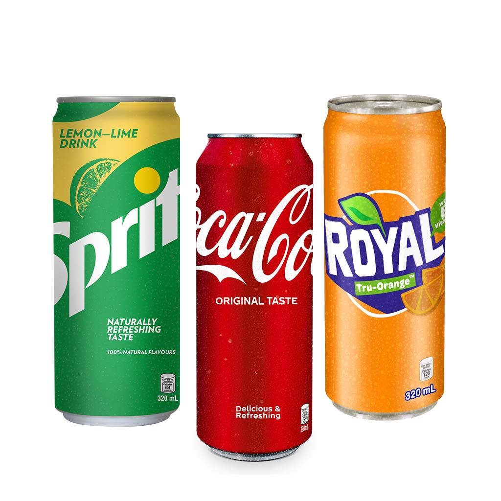 Coke, Sprite, Royal 320Ml Rainbow Pack Shopee Philippines