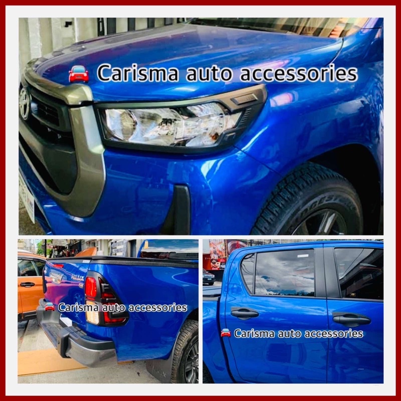 TOYOTA HILUX G 20212022 GARNISH SET (hilux accessories) Shopee