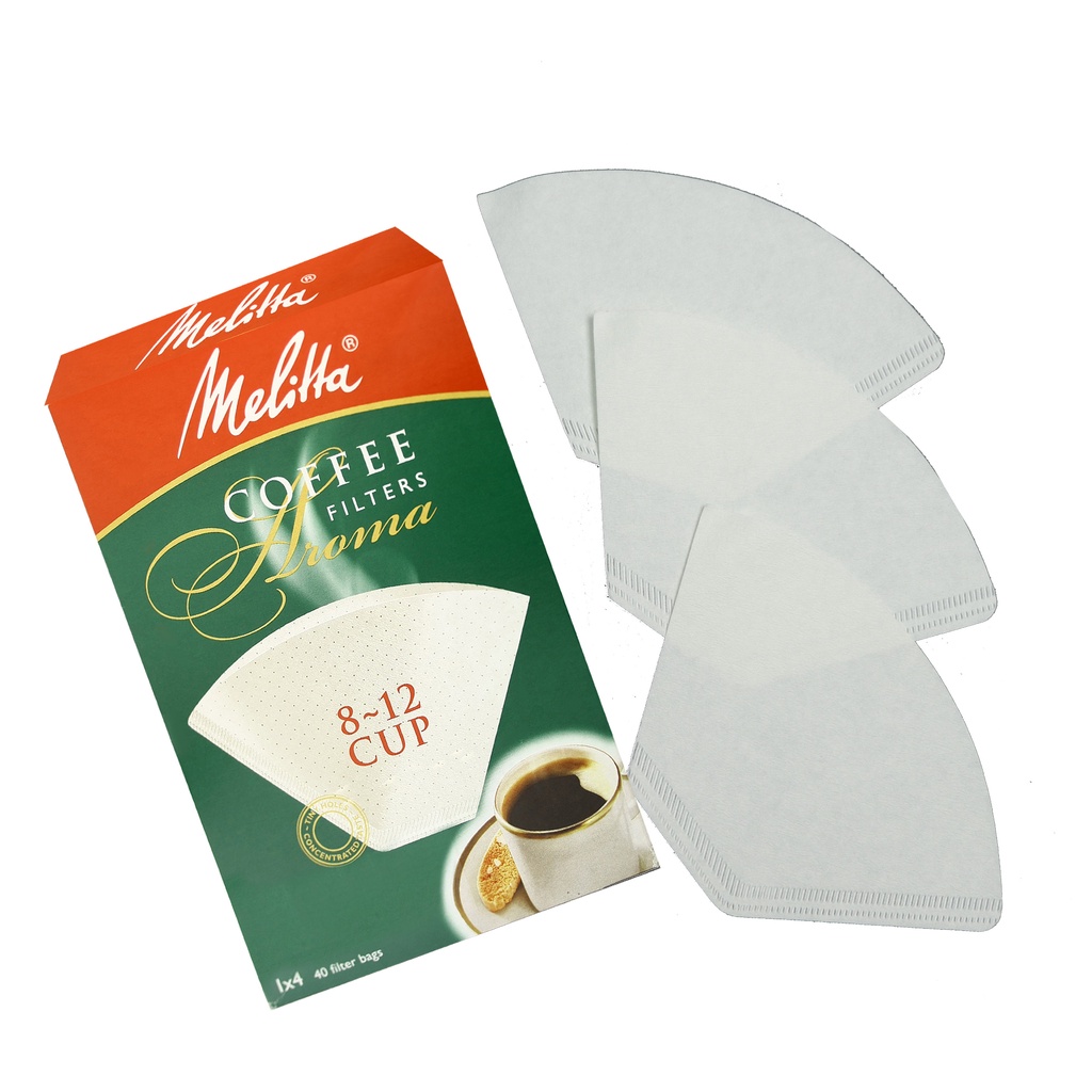 MELITTA Disposable Coffee Filters Cone Style 1x4 (812 cups) 1x2 (46