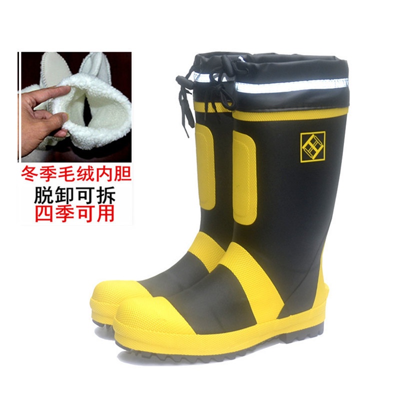 Waterproof Boots Rubber Training StabProof Rain Boots New Style High