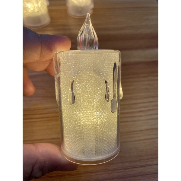 Led Battery Operated Candle Electronic Flameless Candle Altar Light For Candle Holder Weeding