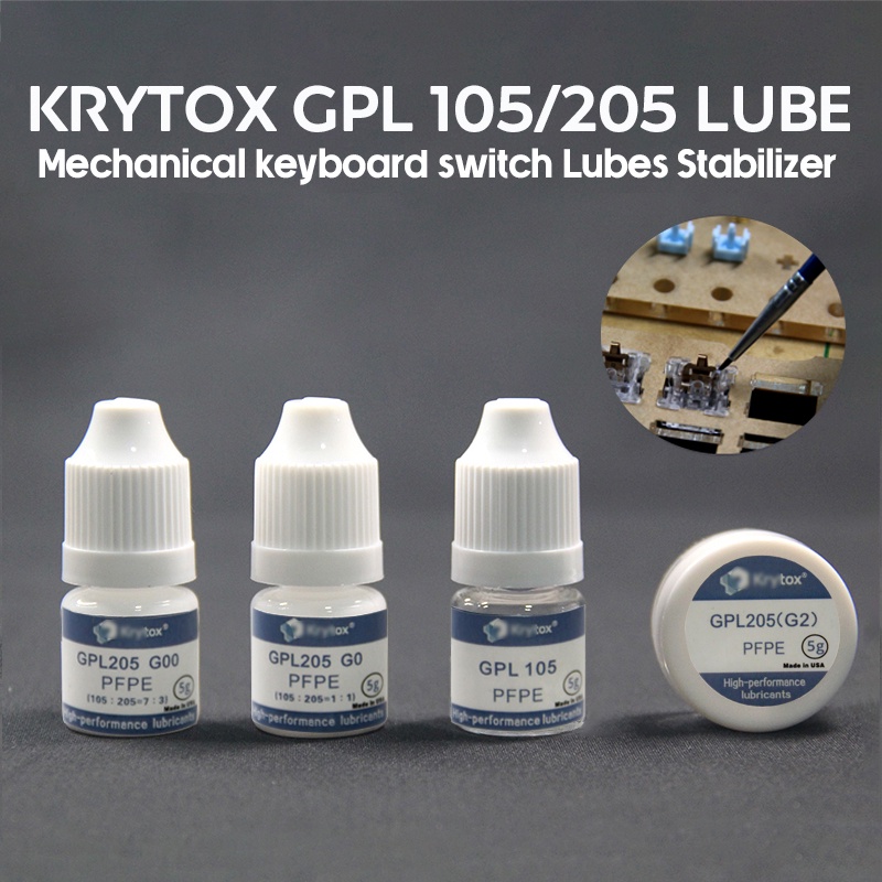 5g/GPL 105 205 Switches Lube Grease oil for Mechanical Keyboard Keycaps