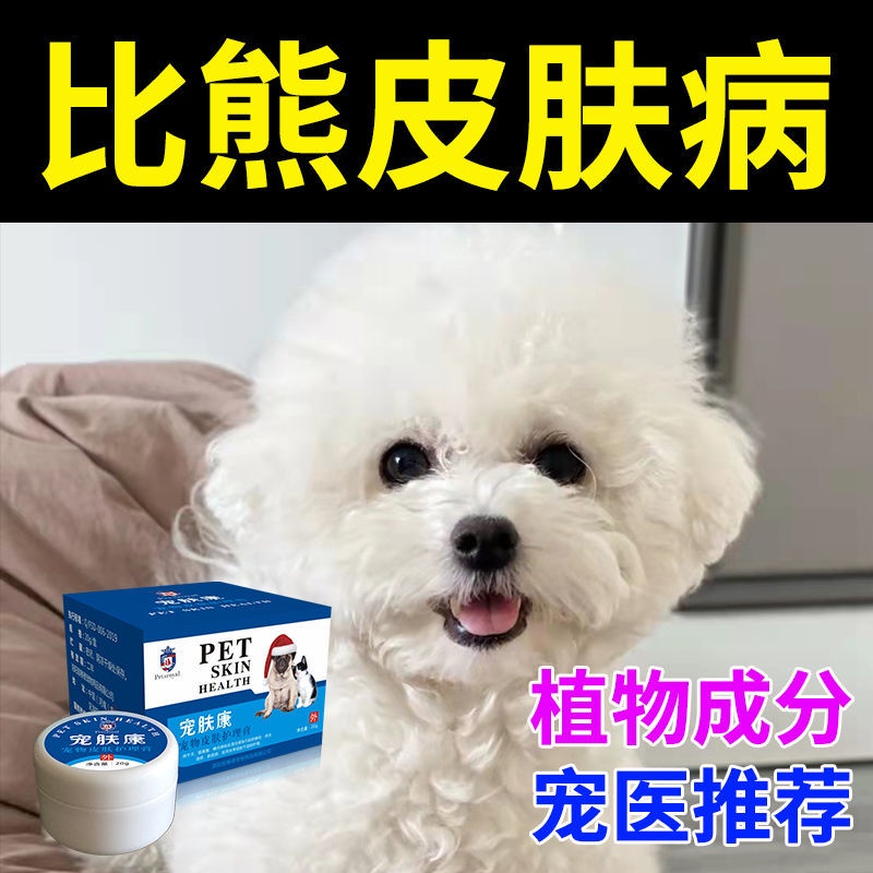 Dog skin disease ointment Bichon s skin disease special treatment of