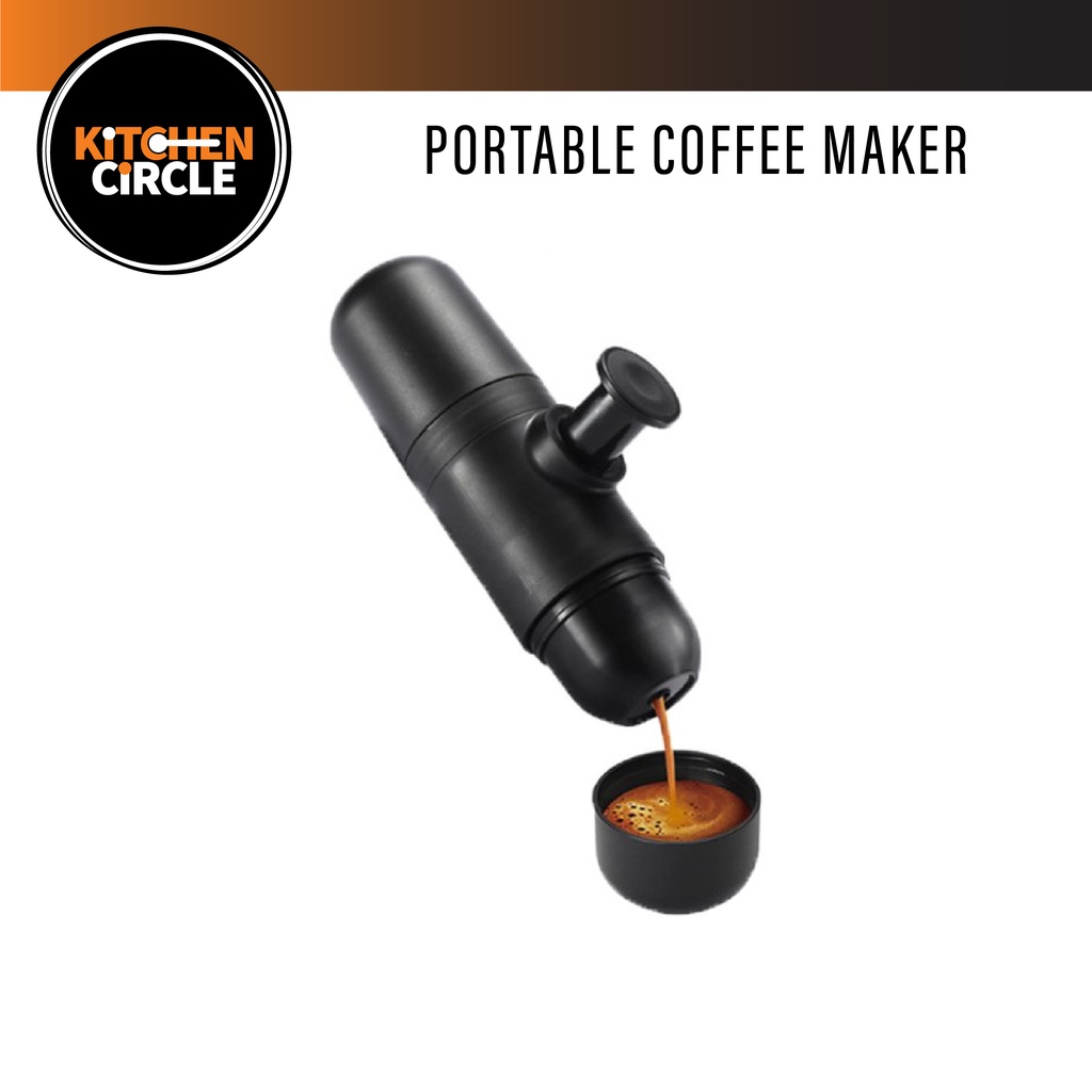 Portable Coffee Maker, Mini Portable Manual Coffee Machine Shopee