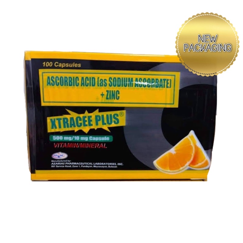 COD! AUTHENTIC XTRACEE PLUS Sodium Ascorbate Zinc Sulfate 100