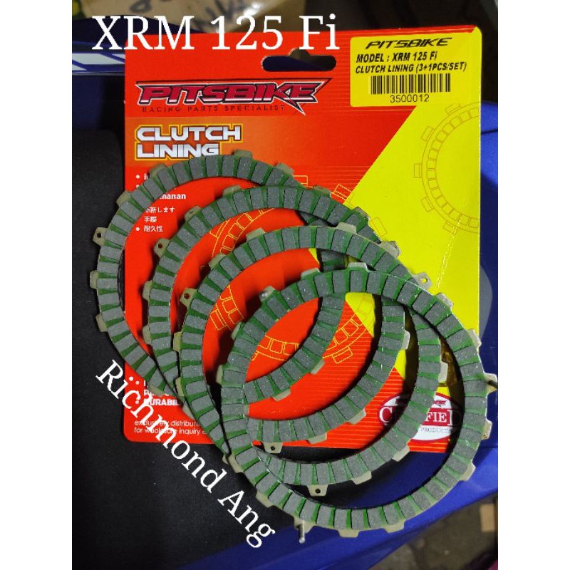 pitsbike racing clutch Honda Xrm 125 fi lining set fuel injection
