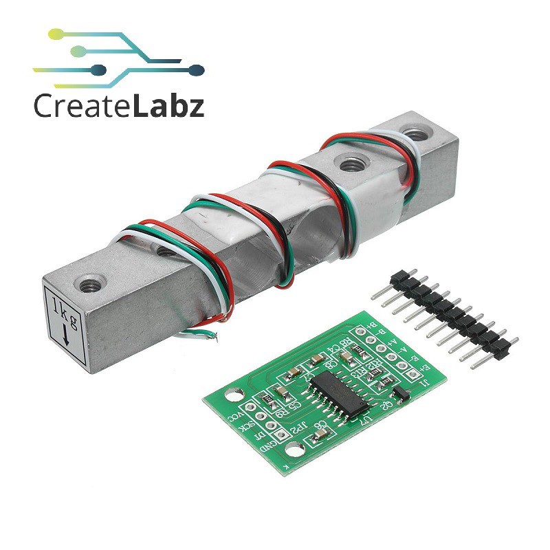 Straight Bar Load Cell/Strain Gauge (Hx711 load cell amplifier included