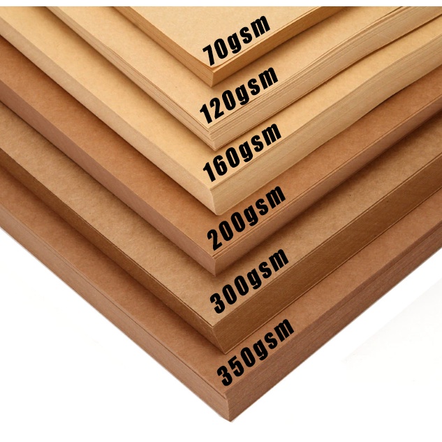 A4 KRAFT PAPER/BOARD 70GSM 300 GSM Thick Paperboard Shopee Philippines