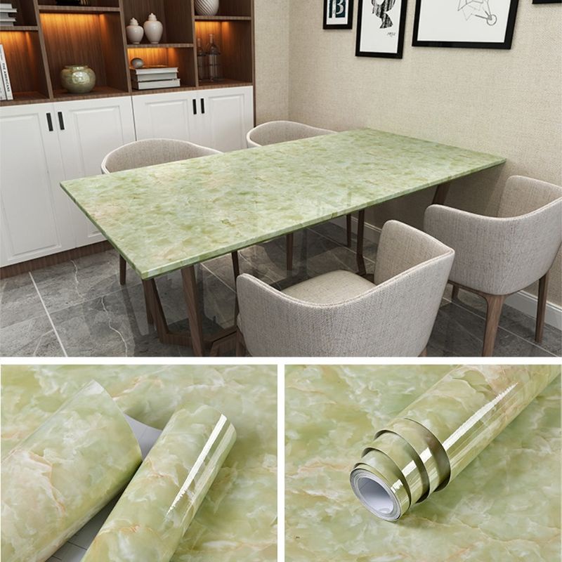 Waterproof Marble Wall Stickers Cupboard Table Kitchen Self Adhesive