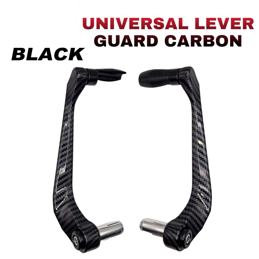 SpeedMOTO Motorcycle Carbon Brake Lever Guard Full Alloy Stainless