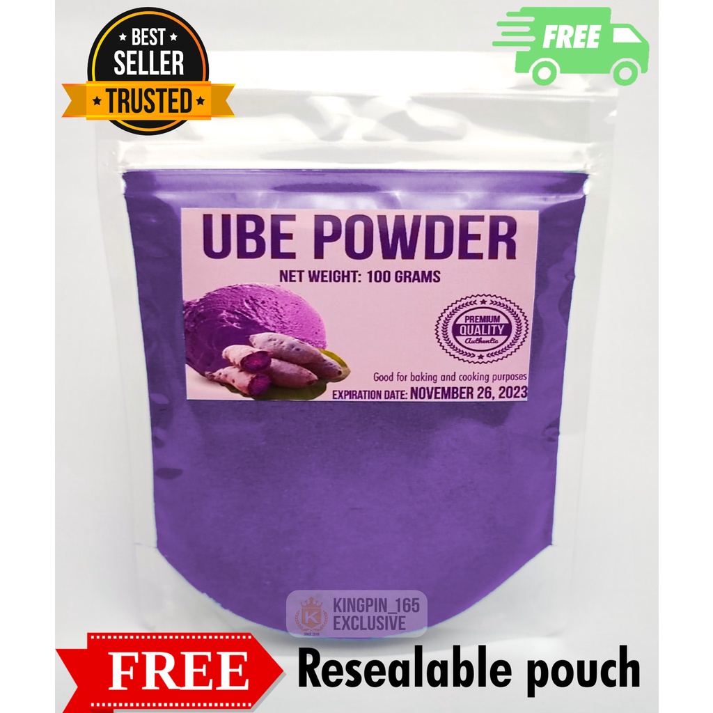 100 PURE Natural Premium Ube Powder (Purple Yam Powder) for Soft Ube