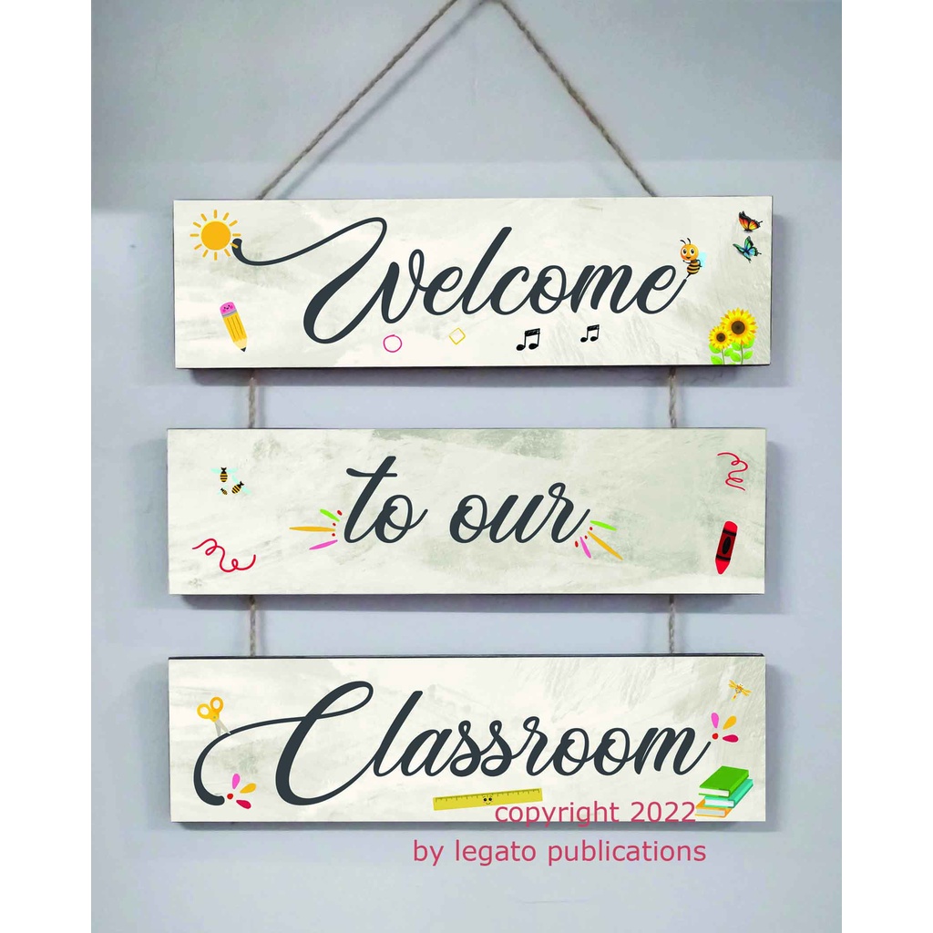 to our Classroom Hanging Wall Decor School Decor 30cm x 31cm