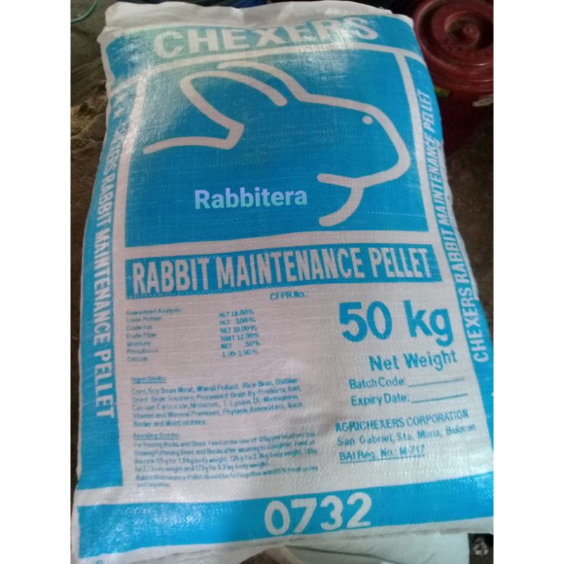 Chexer Pellet For Rabbit (2kg) Shopee Philippines
