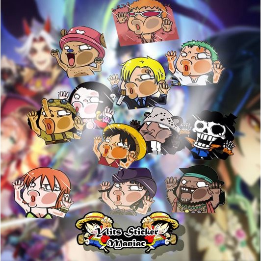 one piece anime window sticker (one piece) vinyl sticker, anime sticker, car sticker Shopee