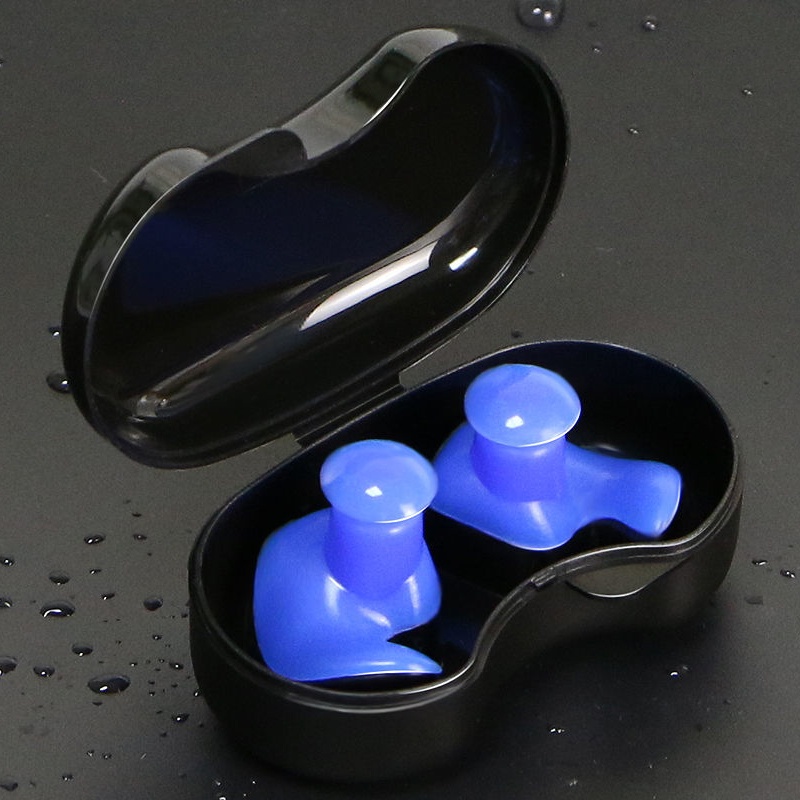 Swimming Ear Plugs Waterproof Reusable Silicone EarPlugs for Adult Kids