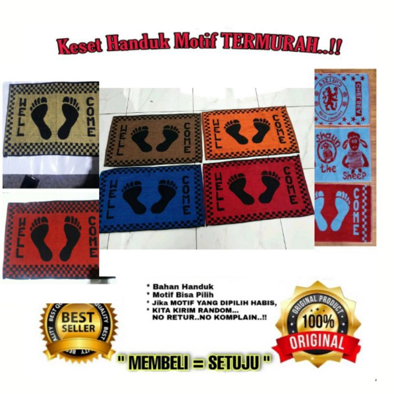 Towel Mat/Foot Mat/WELL COME Foot Mat/ Channel Mat Shopee Philippines
