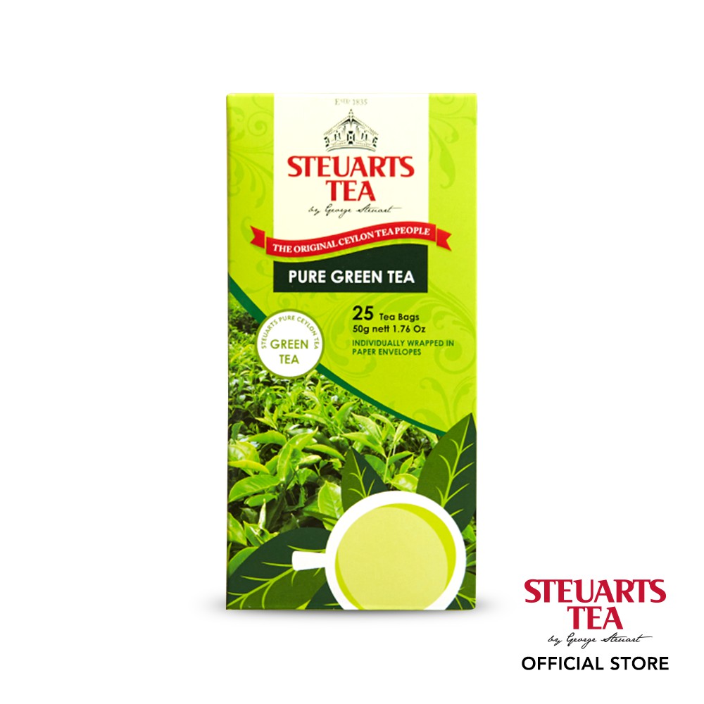 Steuarts Pure Green Tea 25 Bags Shopee Philippines