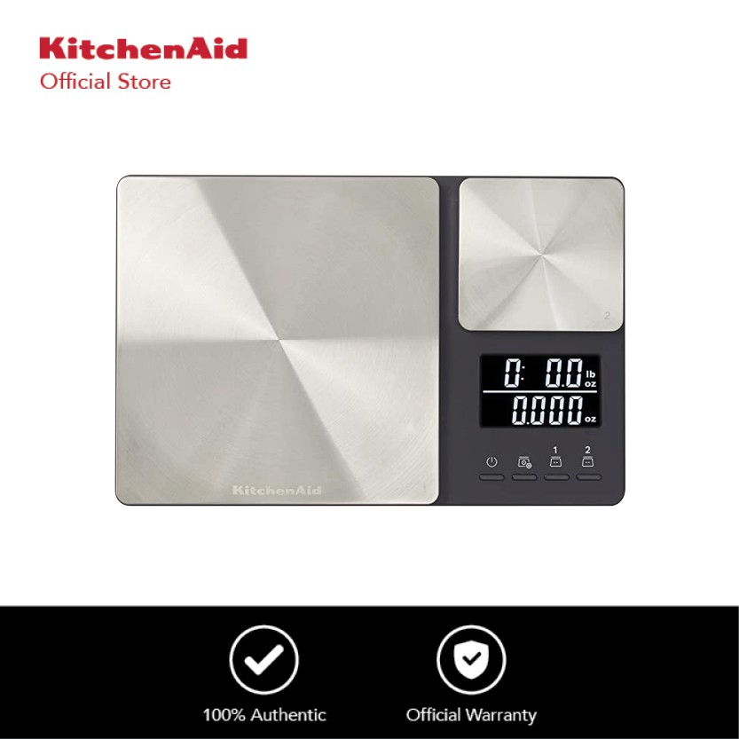 KitchenAid Dual Platform SS Digital Kitchen Scale (Food and Baking