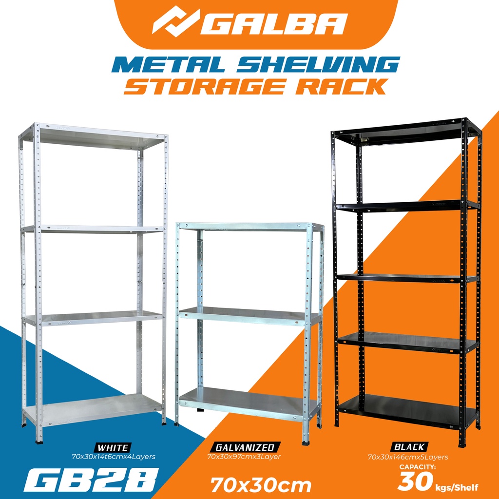GB28 AllSteel Storage Unit 3, 4 and 5Layers Adjustable Metal Rack