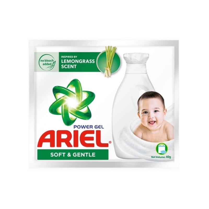 Ariel Laundry Detergent Liquid Soft & Gentle 60g x 6s Shopee Philippines