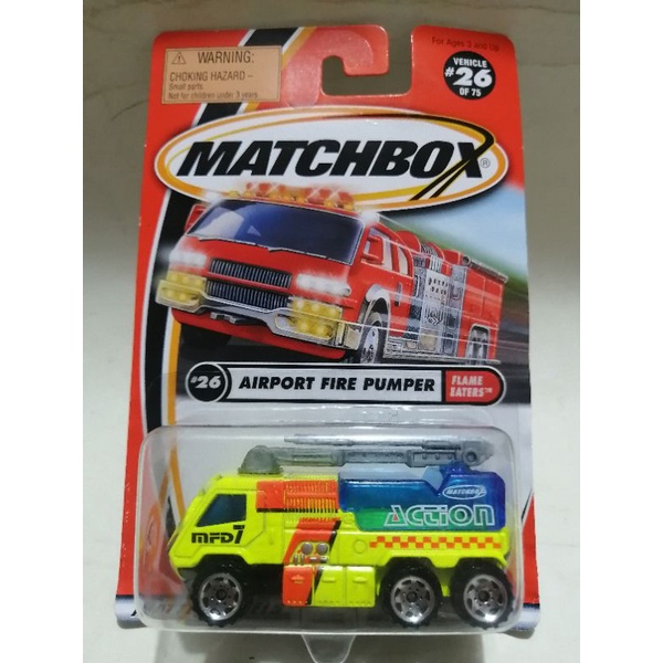 Matchbox Airport Fire Pumper atelieryuwa.ciao.jp