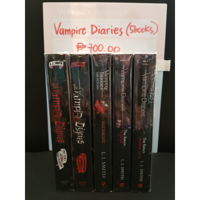 Vampire Diaries Book Set Shopee Philippines