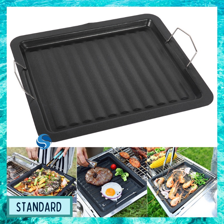 STNDRD Japanese Square Rectangular Grilling Pan Skewer Samgyupsal Fried