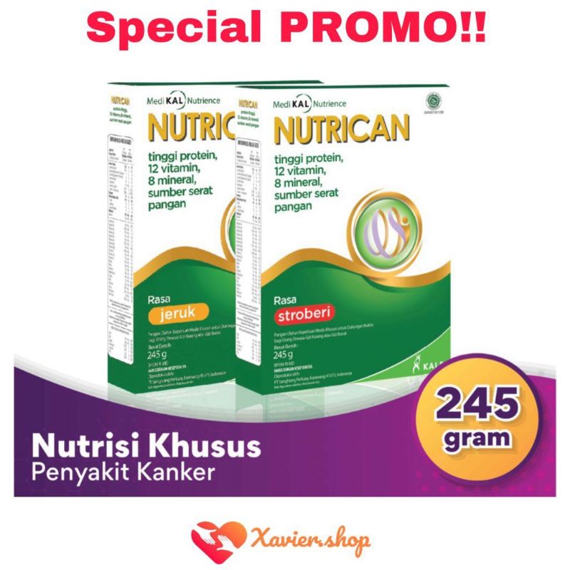 Nutrican 245gr/orange & Strawberry High Protein Cancer Patient Milk