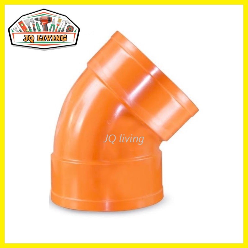 PVC Orange Fittings 2” 3” 4” Sanitary Fittings Elbow Tee Wye