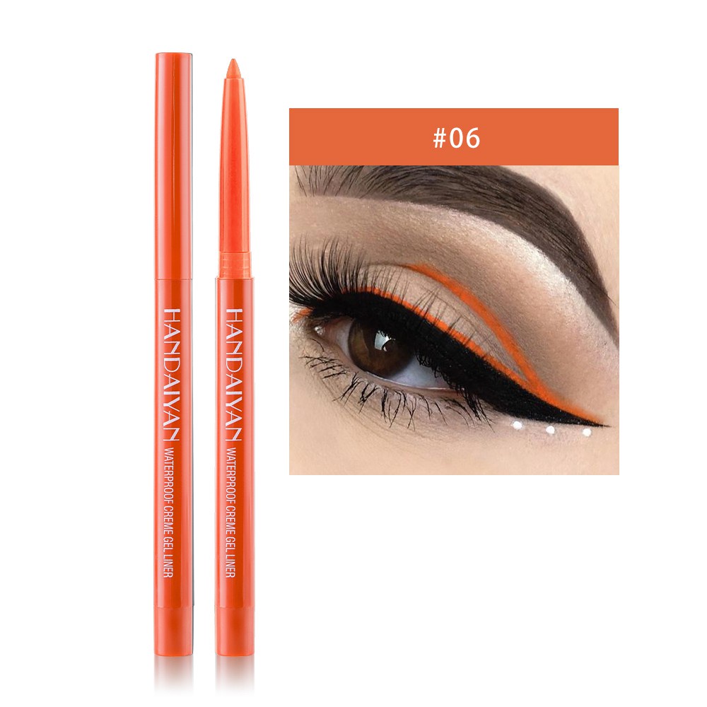 20Colors Long Lasting Waterproof Fast Dry Eyeliner Pen Matte Eyeliner Pencil Rotatable Eye Liner