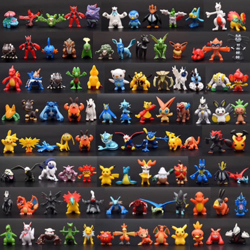 PARA*NEW 144pcs Pokemon Toy Set Mini Action Figures Shopee Philippines