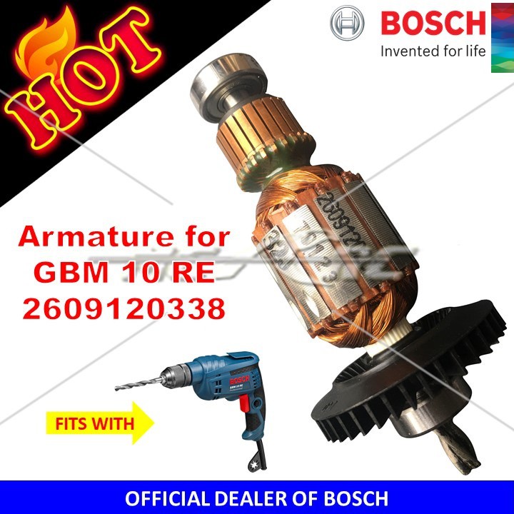 Bosch Armature for GBM 10 RE 2609120338 Shopee Philippines