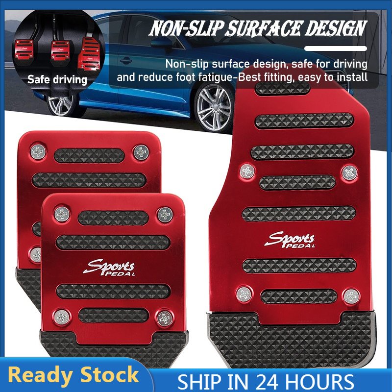 Universal Antiskid Pedal Car Pedals Set Automatic Car Manual Car