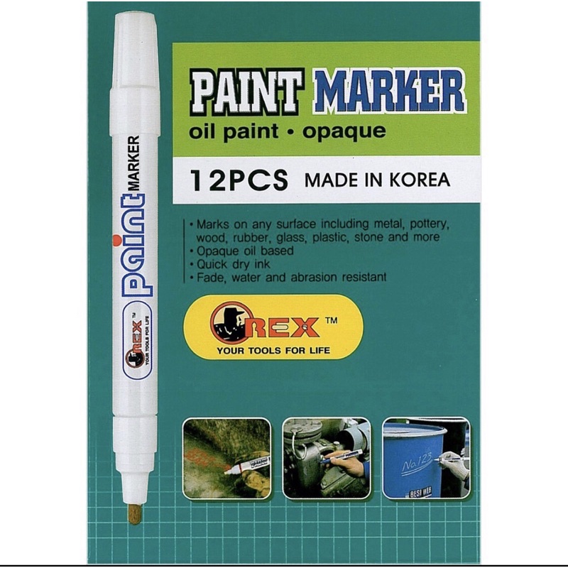 OREX Paint Marker / Permanent Paint Marker / Cat Marker Made in Korea