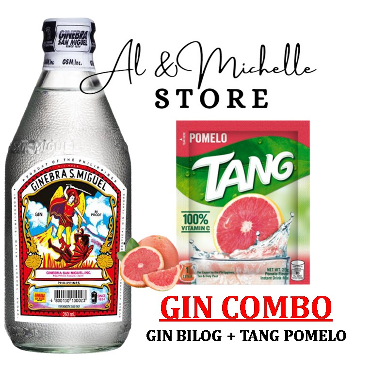 GIN COMBO 3 (GIN BILOG + TANG POMELO) Shopee Philippines