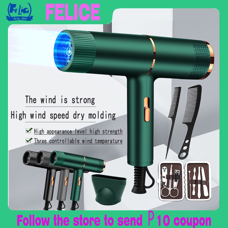 Hair Blowers 2500W Hot And Cold Hair Blower Dryer Hair Brush Dryer